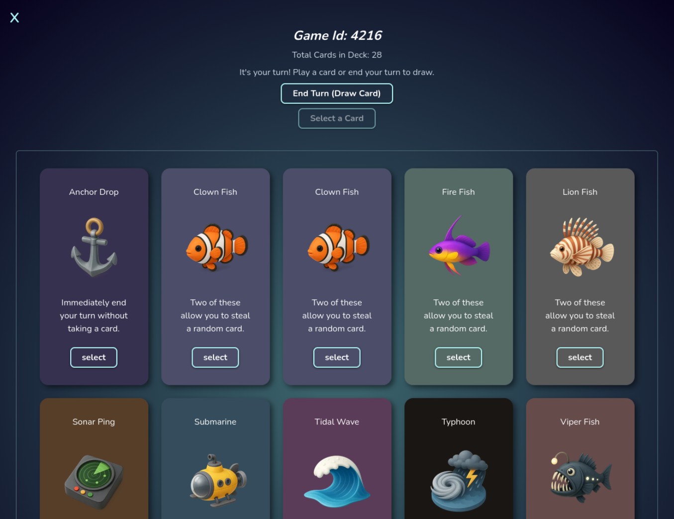 Screenshot of The Coral Reef